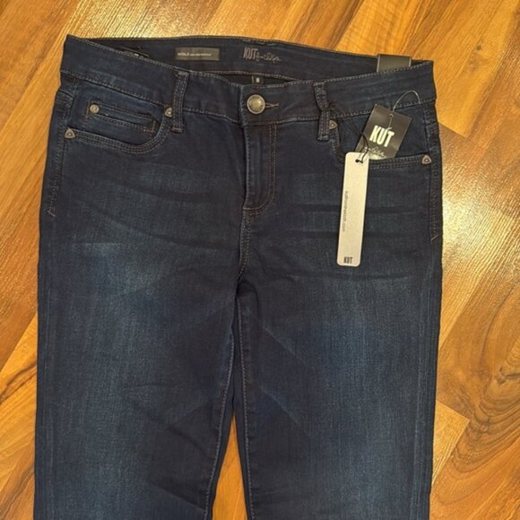 KUT from the kloth Natalie High Rise Bootcut dark wash denim NWT - Picture 2 of 4